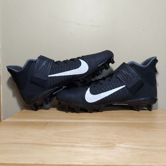Nike Alpha Menace Pro 2 Wide Football Cleats Black White BV3951-001 Men's 13 W - Picture 4 of 7